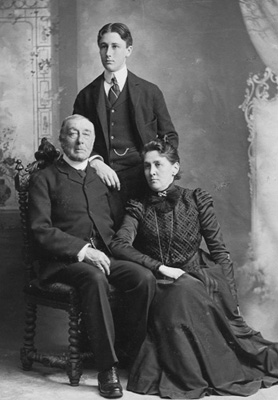 James, Sara Delano, and Franklin Delano Roosevelt